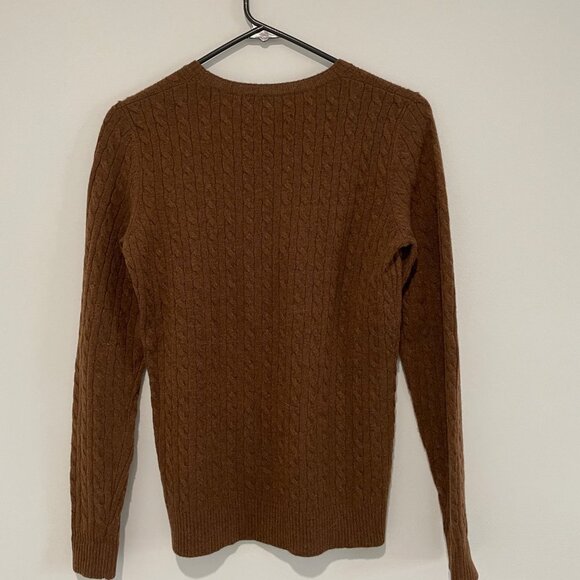 Sutton Studio Cashmere Brown Sweater Size S - Picture 9 of 10